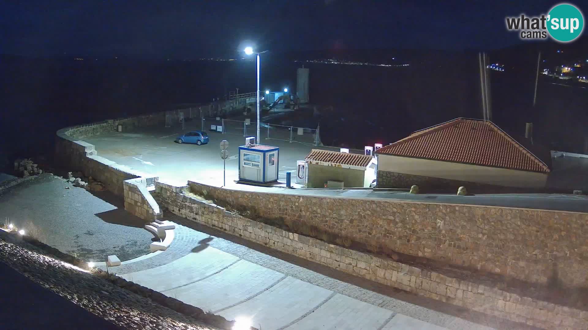 Webcam puerto de Senj – Rompeolas y faro en directo
