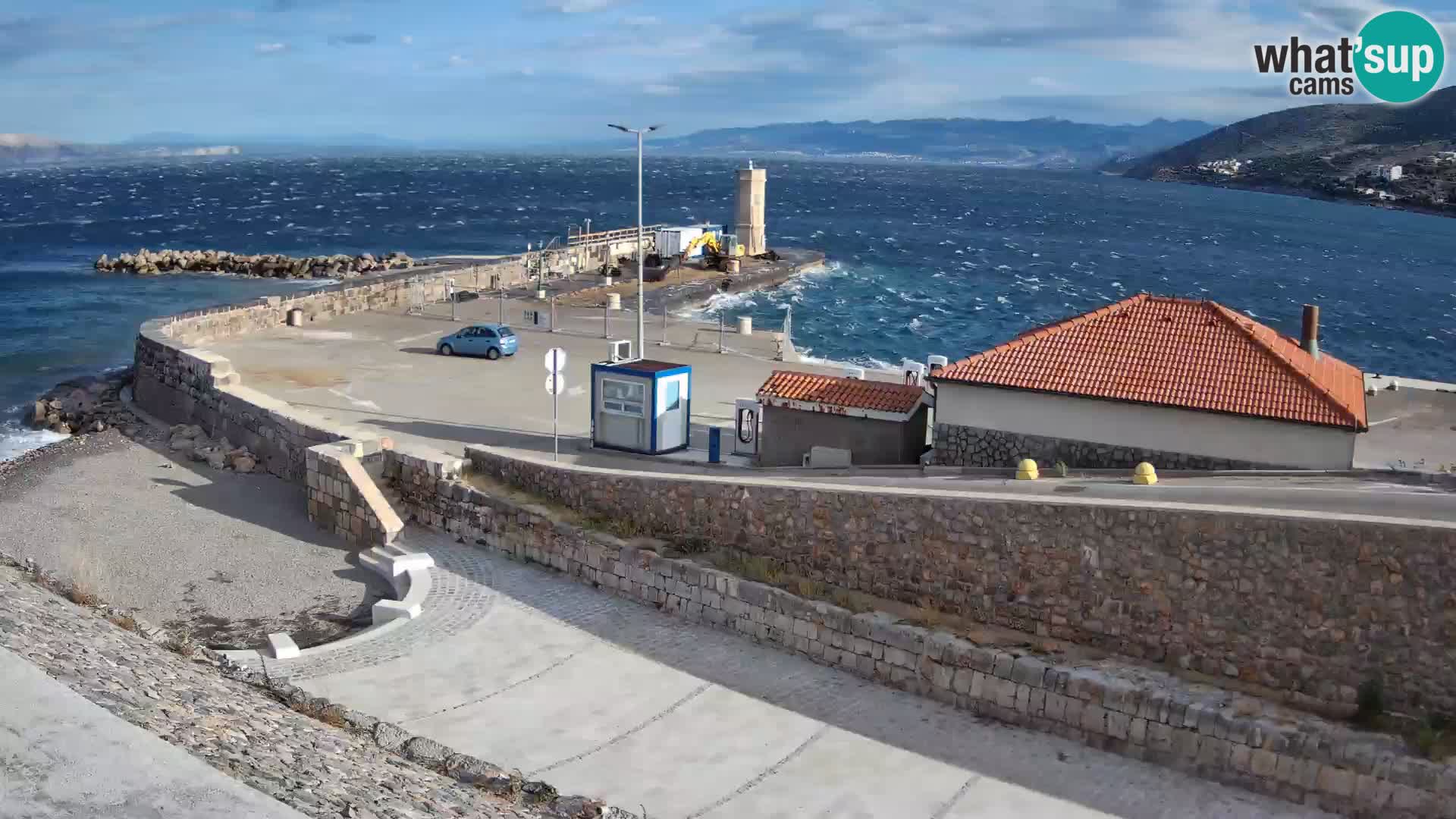 Webcam Porto di Segna – Frangiflutti e Faro in diretta