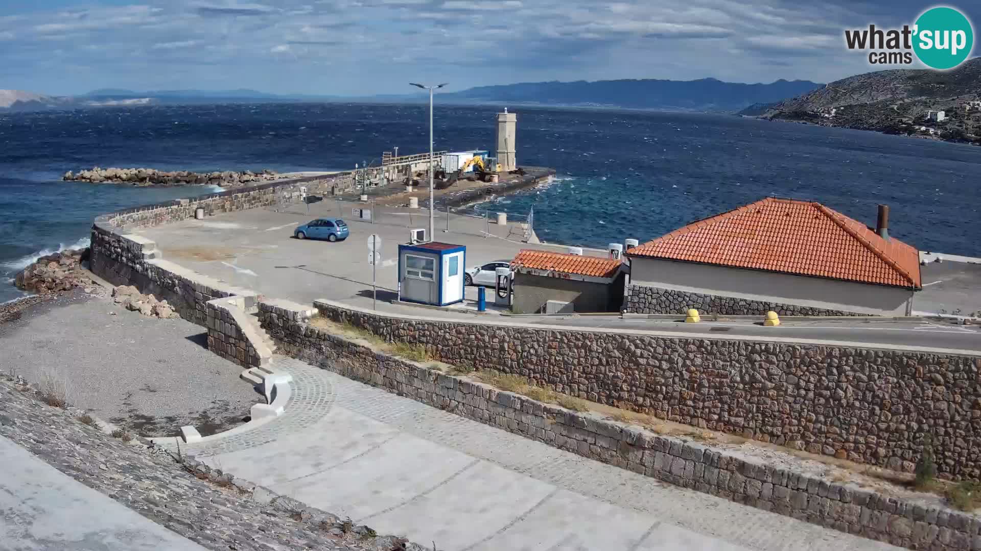 Senj Harbour Webcam – Breakwater & Lighthouse Live View