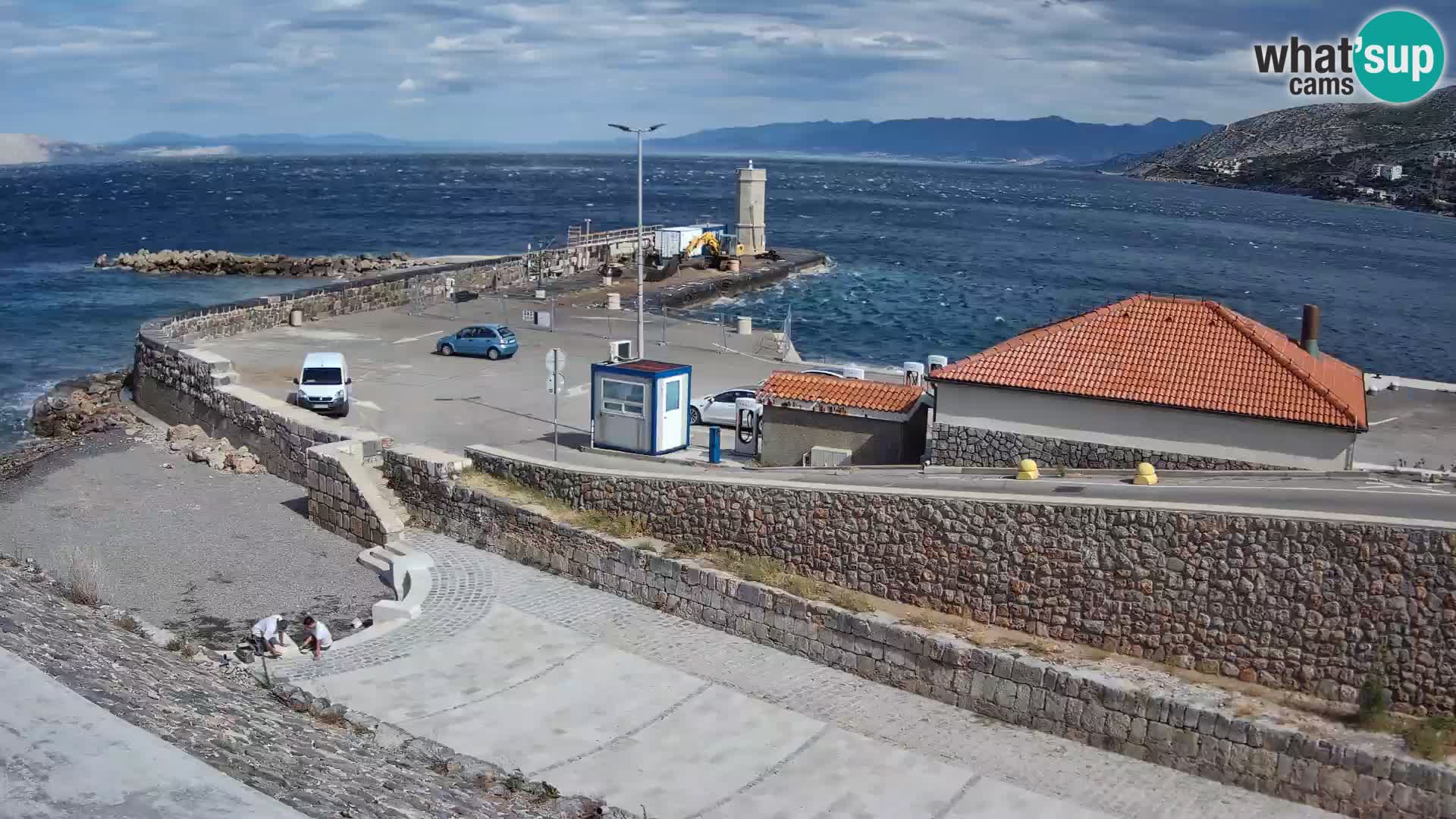 Senj Harbour Webcam – Breakwater & Lighthouse Live View