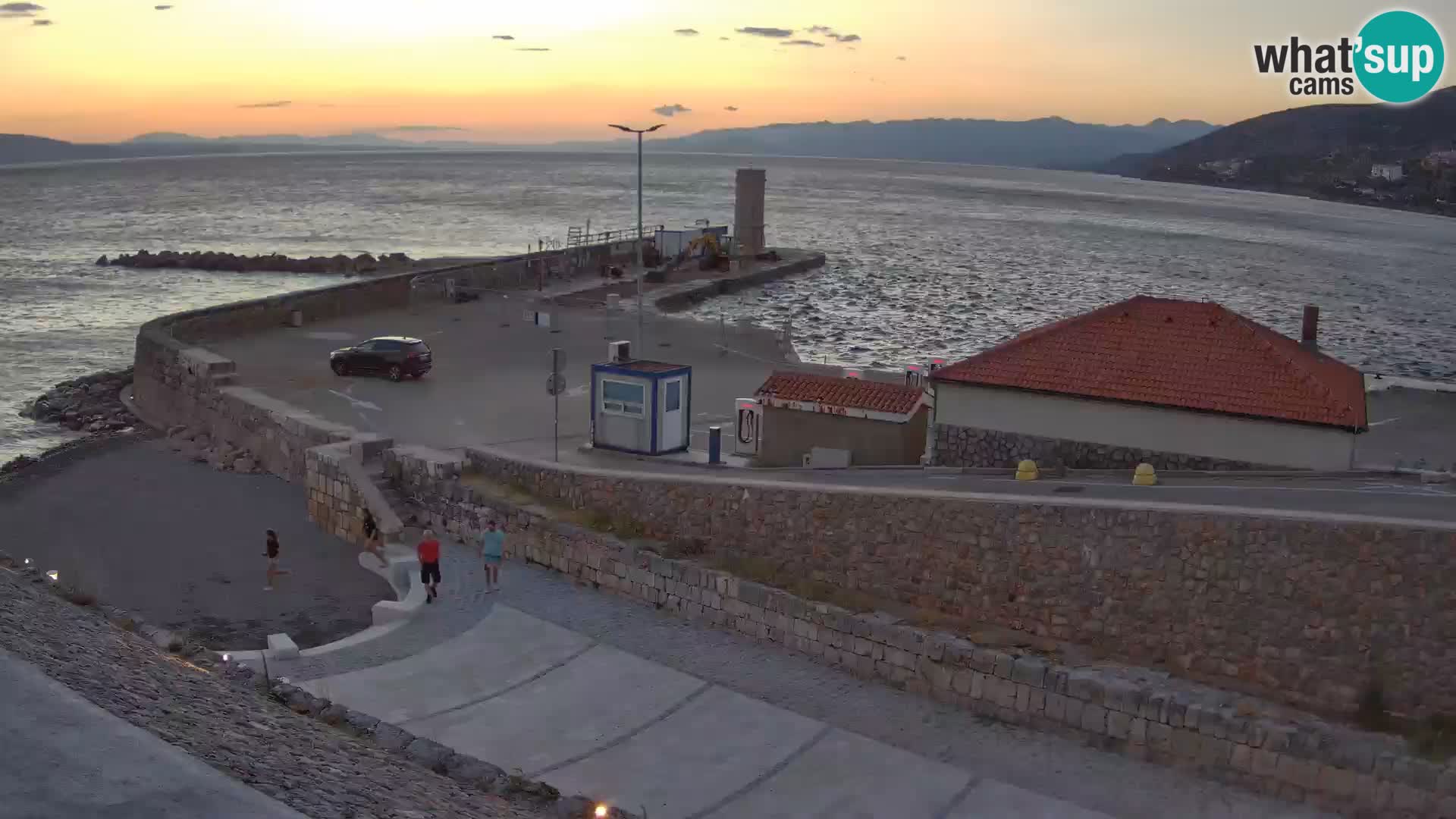 Senj Harbour Webcam – Breakwater & Lighthouse Live View