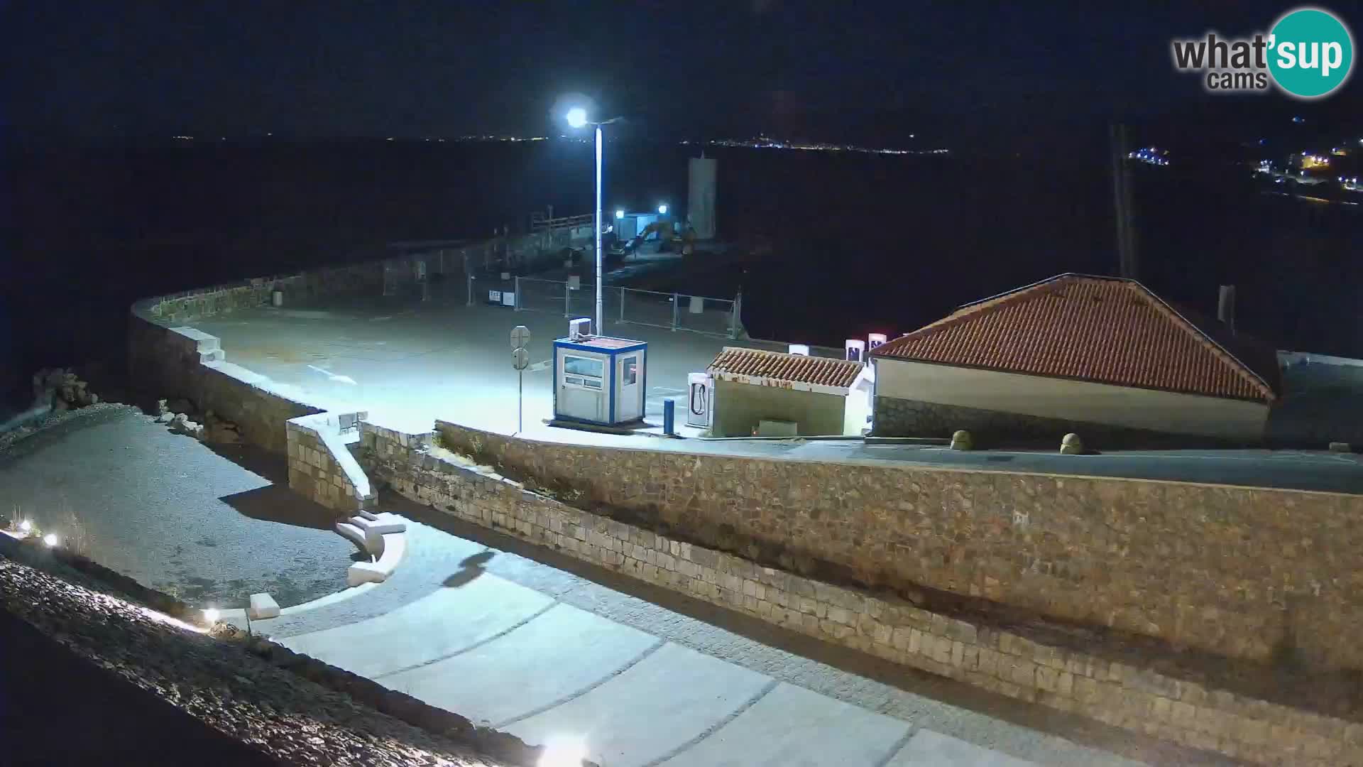 Senj Harbour Webcam – Breakwater & Lighthouse Live View