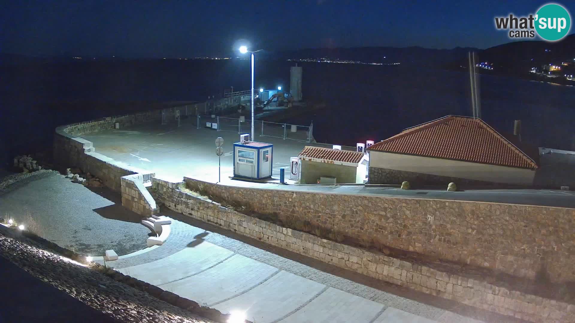Webcam puerto de Senj – Rompeolas y faro en directo