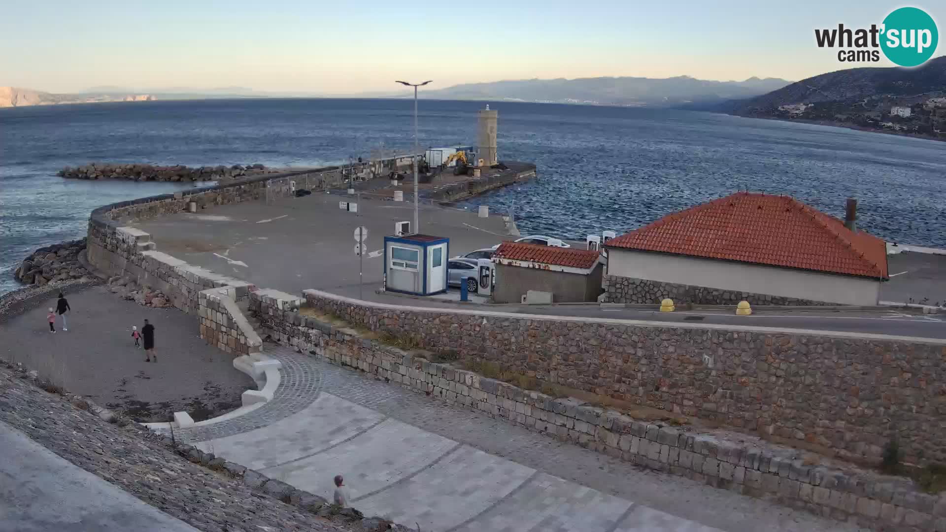 Senj Harbour Webcam – Breakwater & Lighthouse Live View