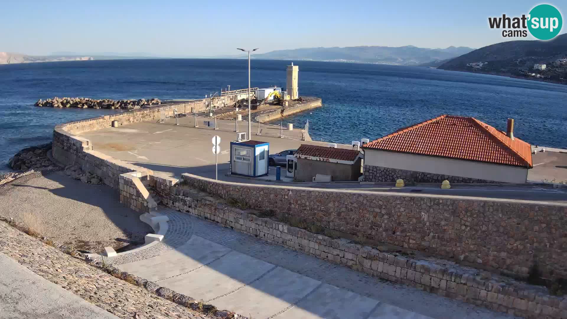 Senj Harbour Webcam – Breakwater & Lighthouse Live View