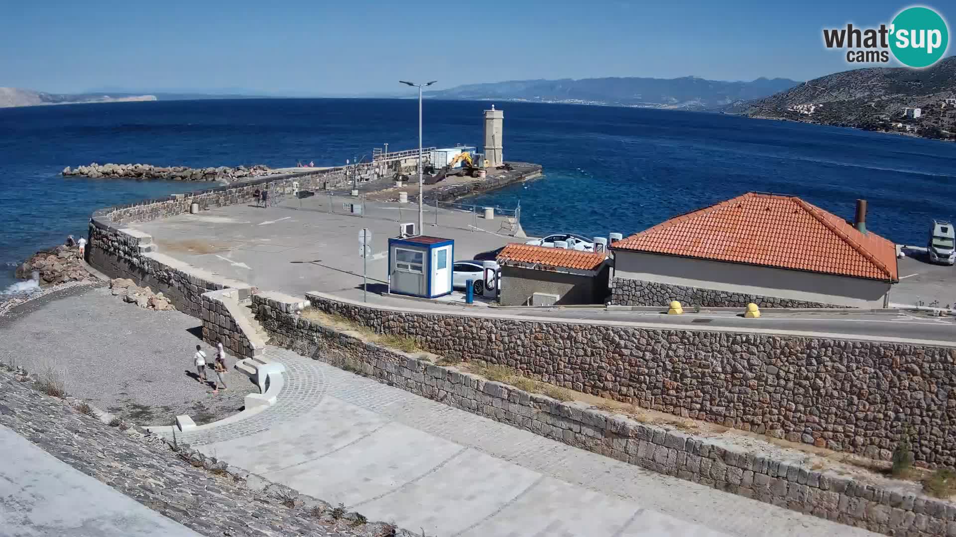 Senj Harbour Webcam – Breakwater & Lighthouse Live View