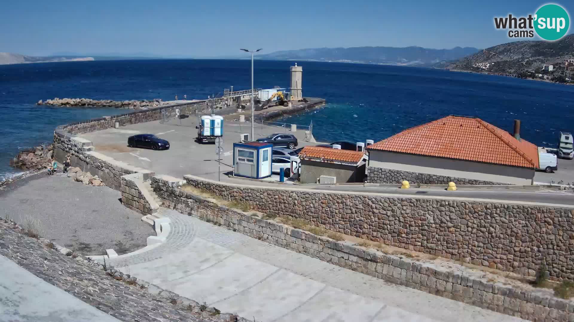 Webcam Porto di Segna – Frangiflutti e Faro in diretta