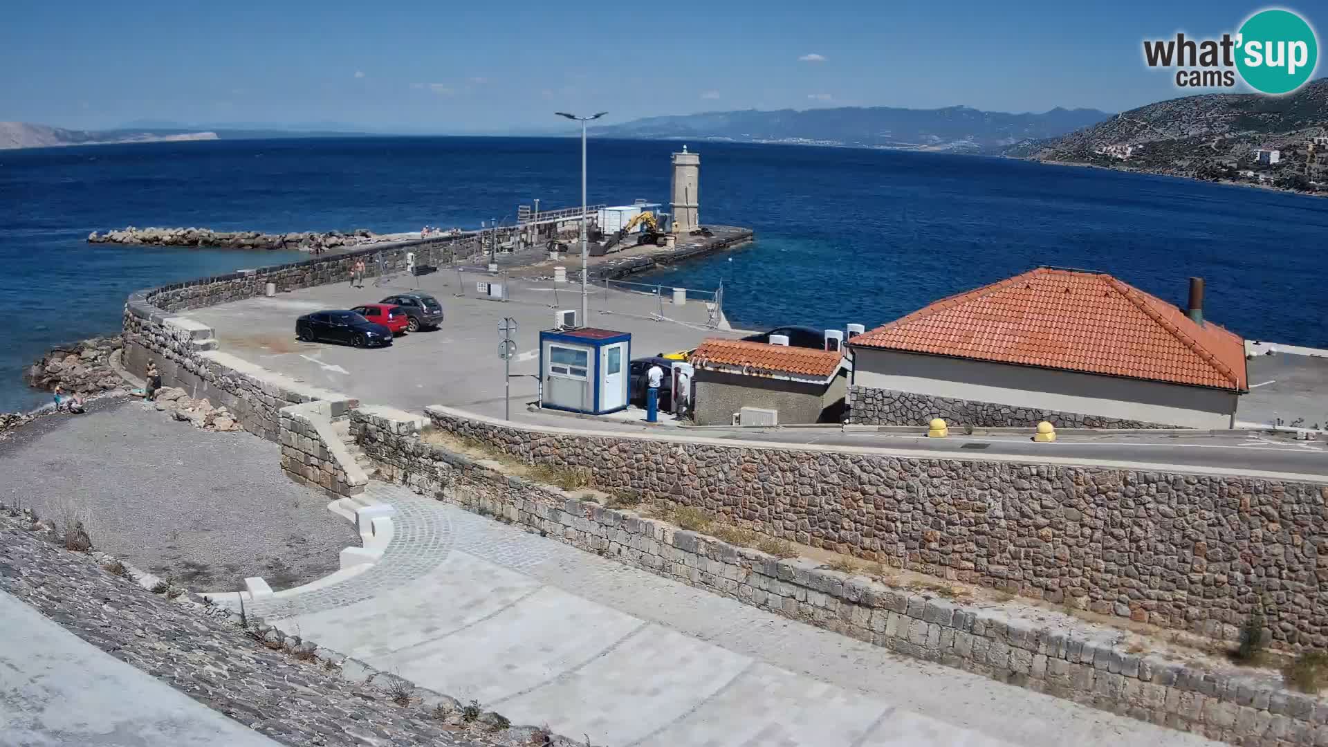 Senj Harbour Webcam – Breakwater & Lighthouse Live View