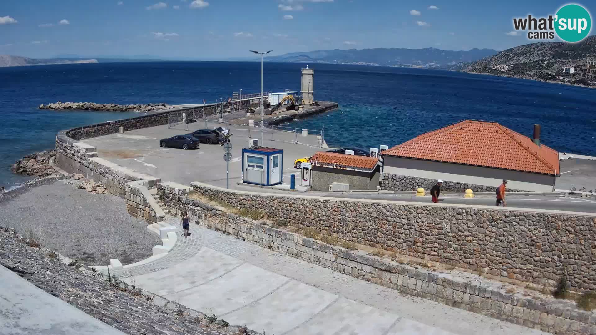 Webcam Porto di Segna – Frangiflutti e Faro in diretta