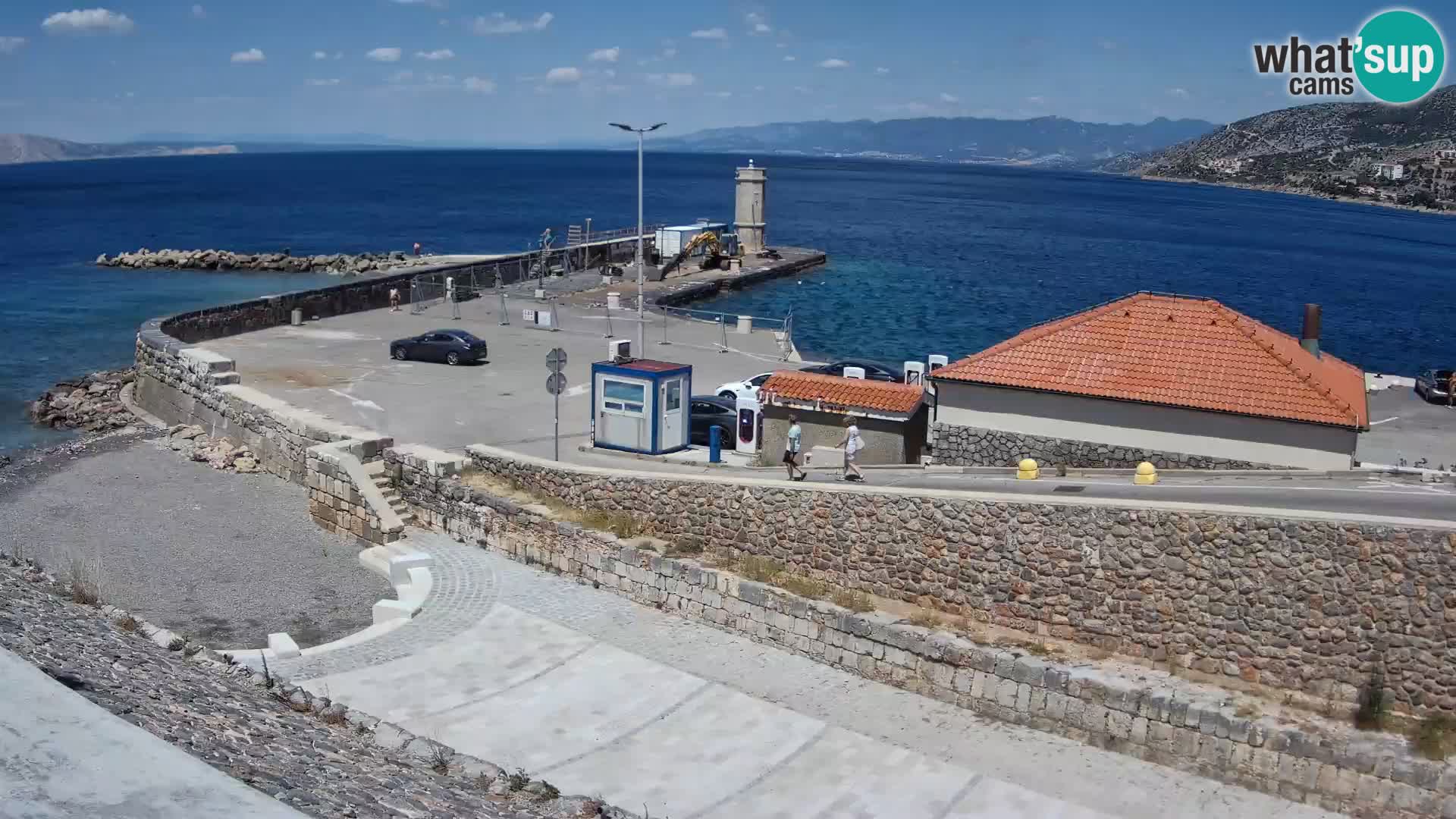 Senj Harbour Webcam – Breakwater & Lighthouse Live View