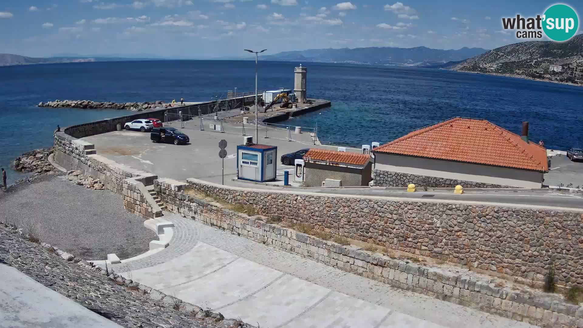 Senj Harbour Webcam – Breakwater & Lighthouse Live View