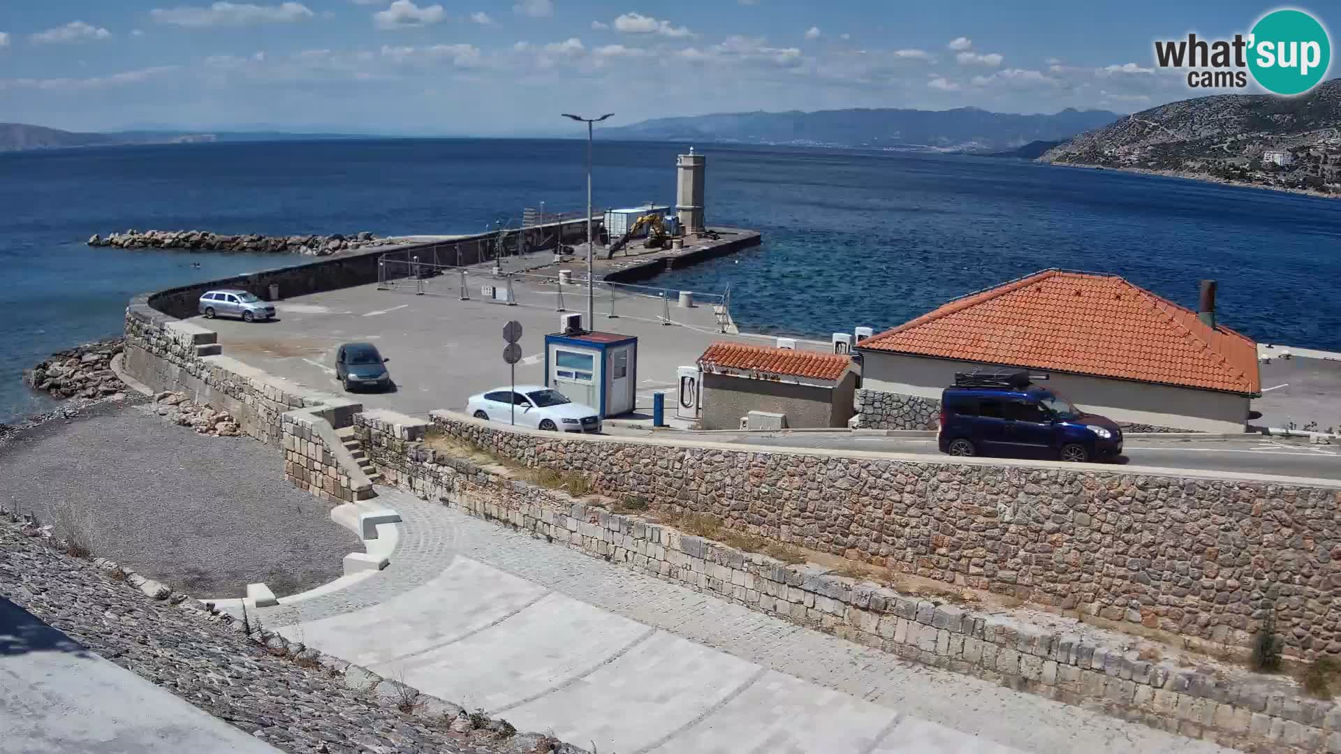 Senj Harbour Webcam – Breakwater & Lighthouse Live View