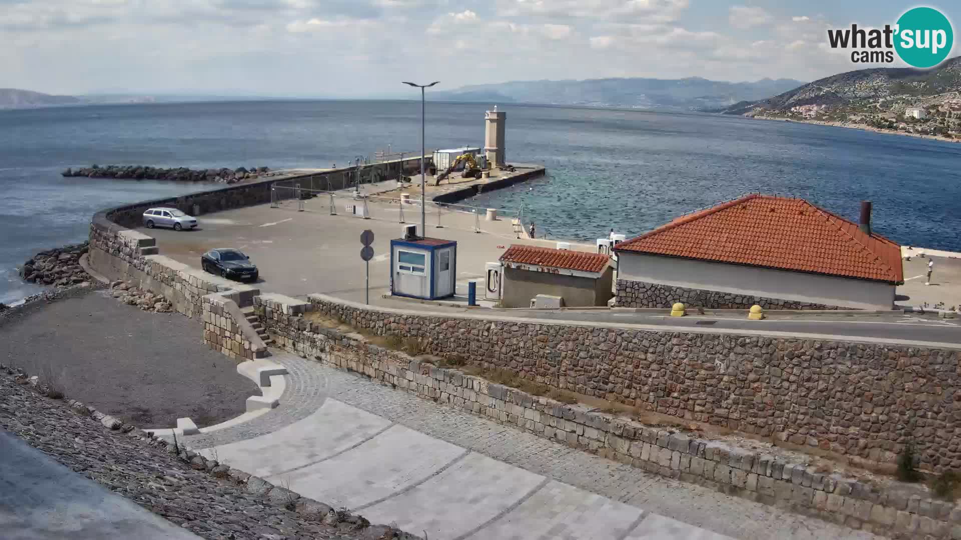 Senj Harbour Webcam – Breakwater & Lighthouse Live View