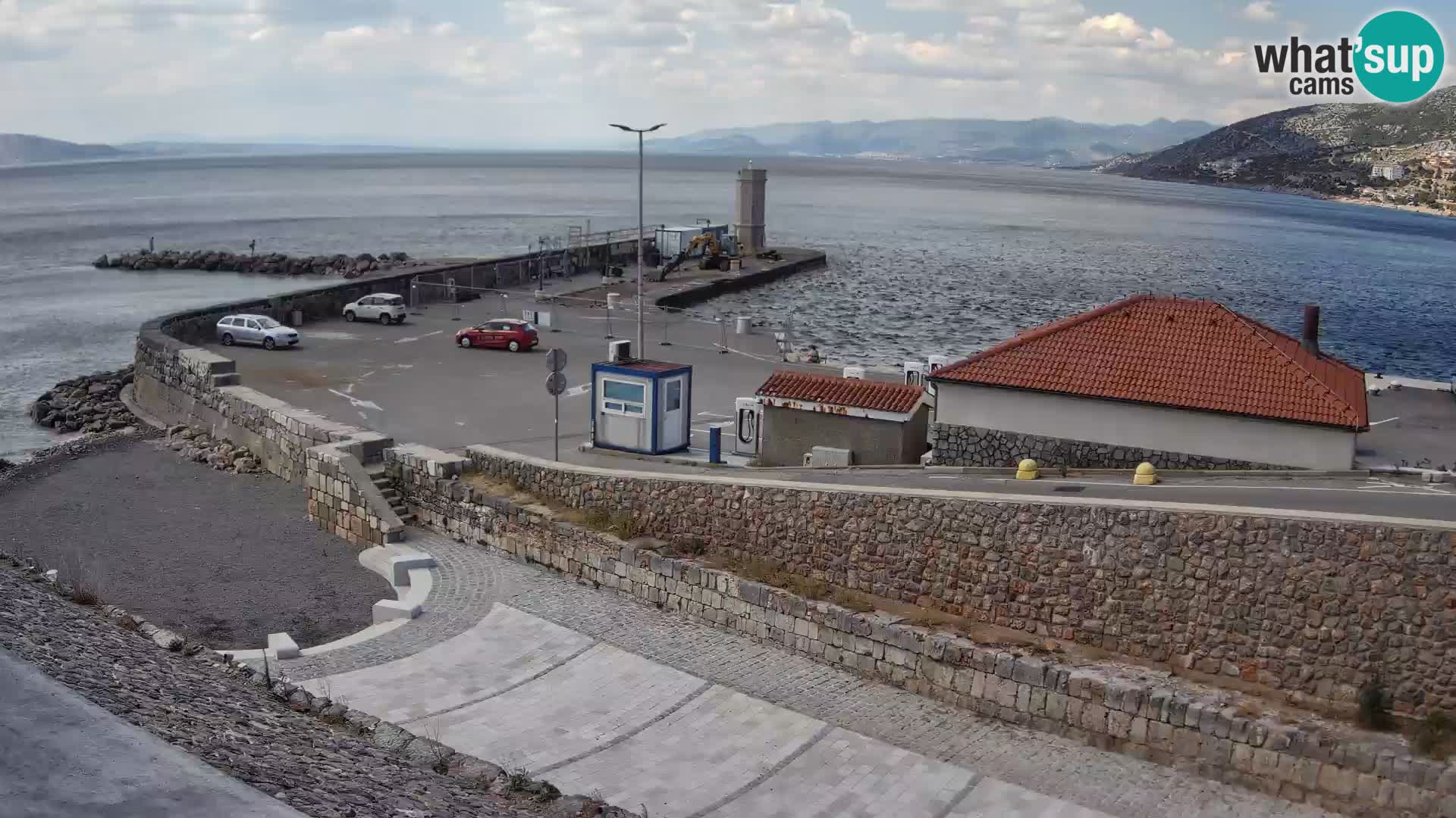 Senj Harbour Webcam – Breakwater & Lighthouse Live View