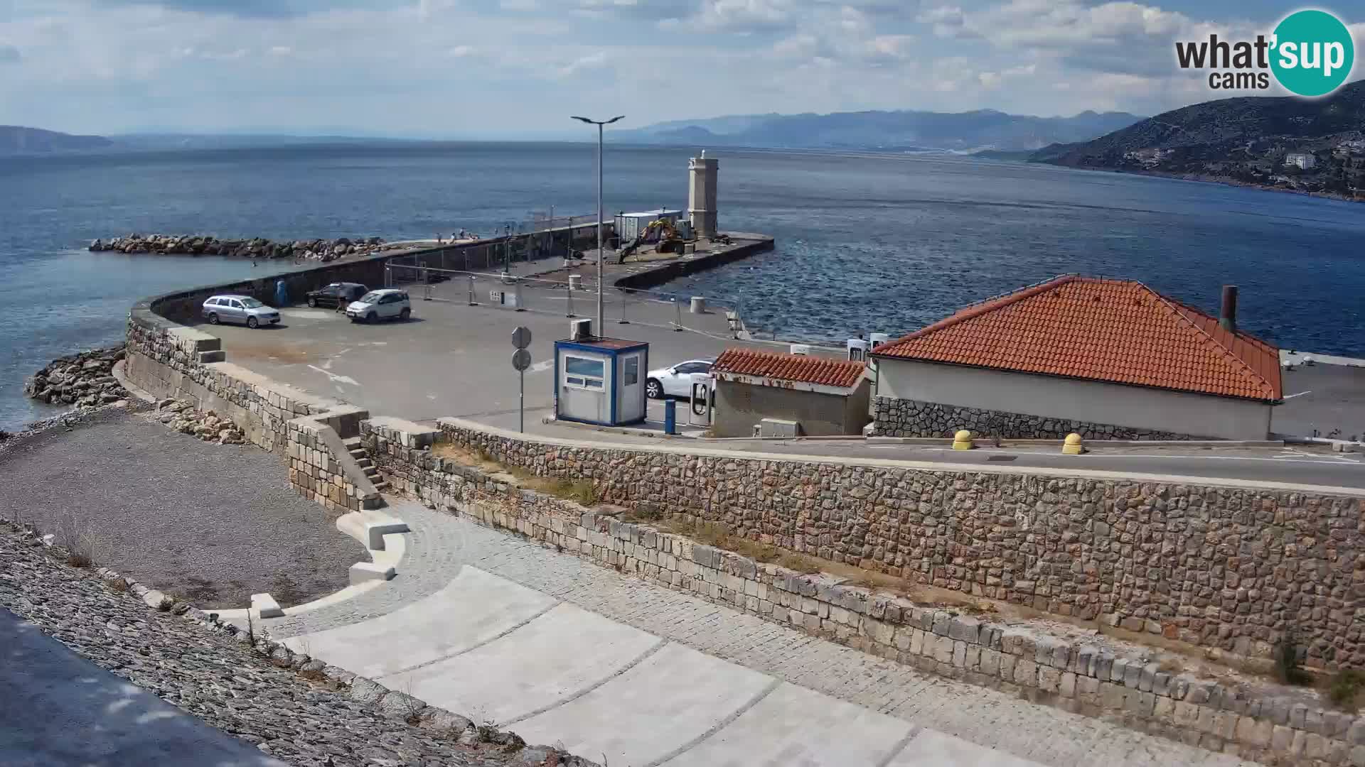 Senj Harbour Webcam – Breakwater & Lighthouse Live View