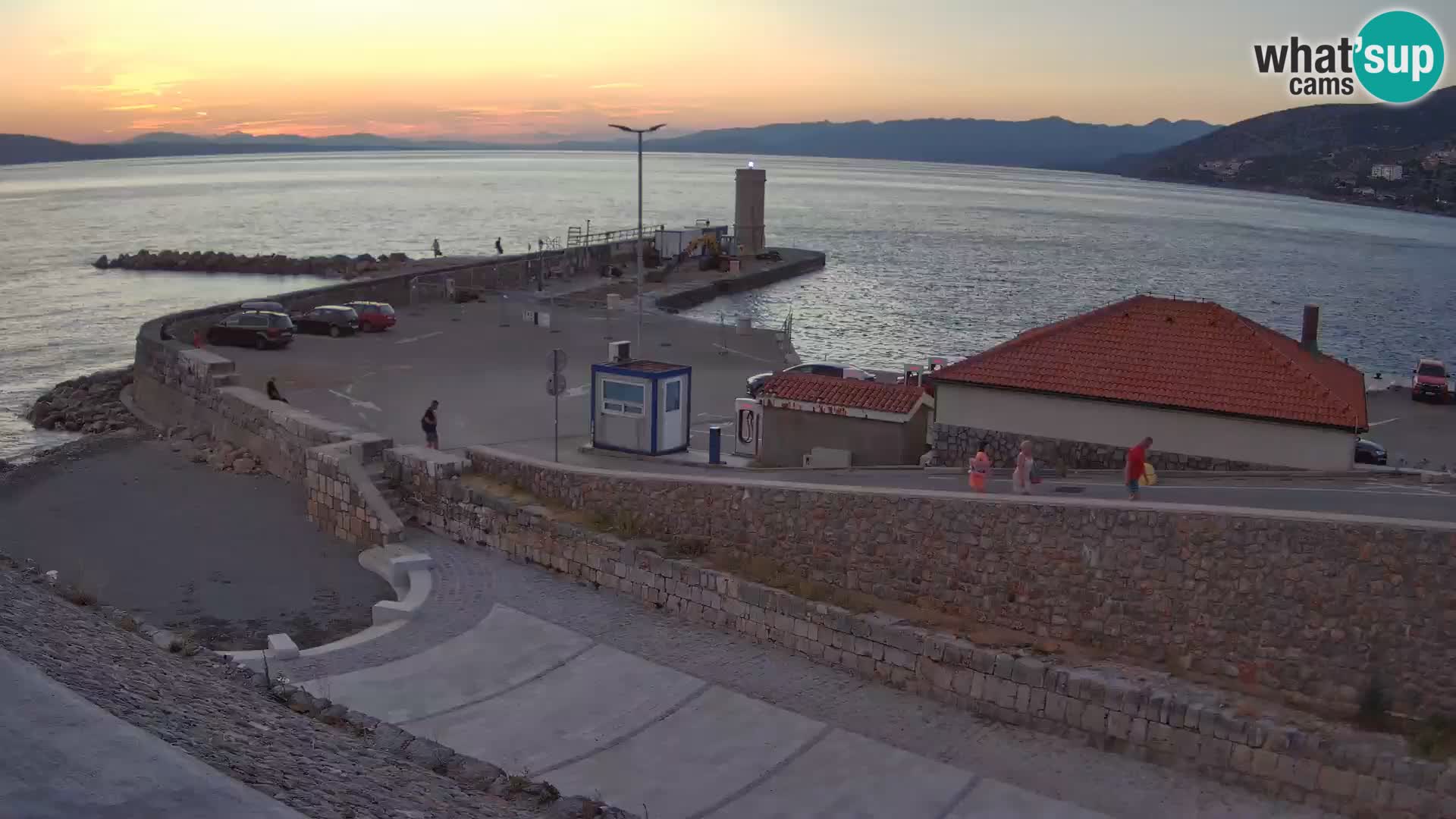 Senj Harbour Webcam – Breakwater & Lighthouse Live View