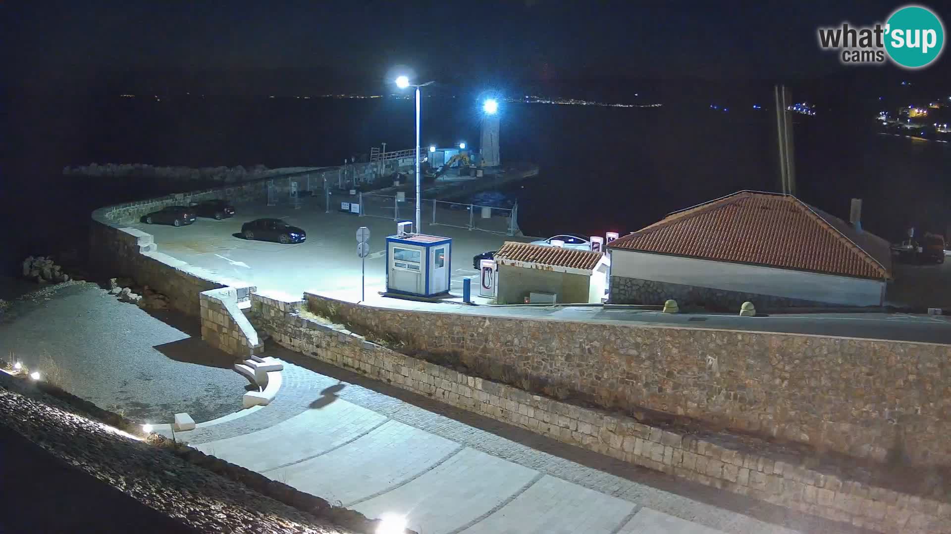 Senj Harbour Webcam – Breakwater & Lighthouse Live View