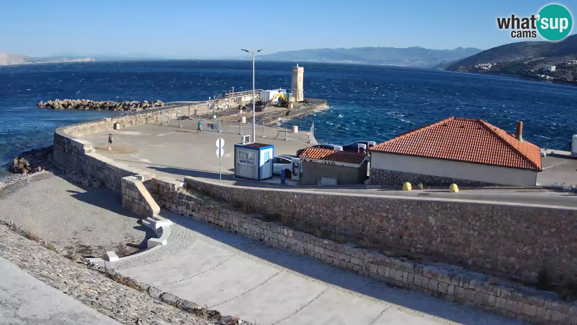 Senj Harbour Webcam – Breakwater & Lighthouse Live View