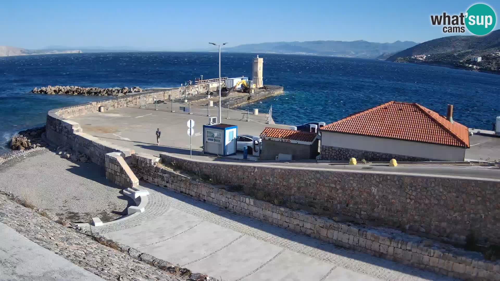 Senj Harbour Webcam – Breakwater & Lighthouse Live View