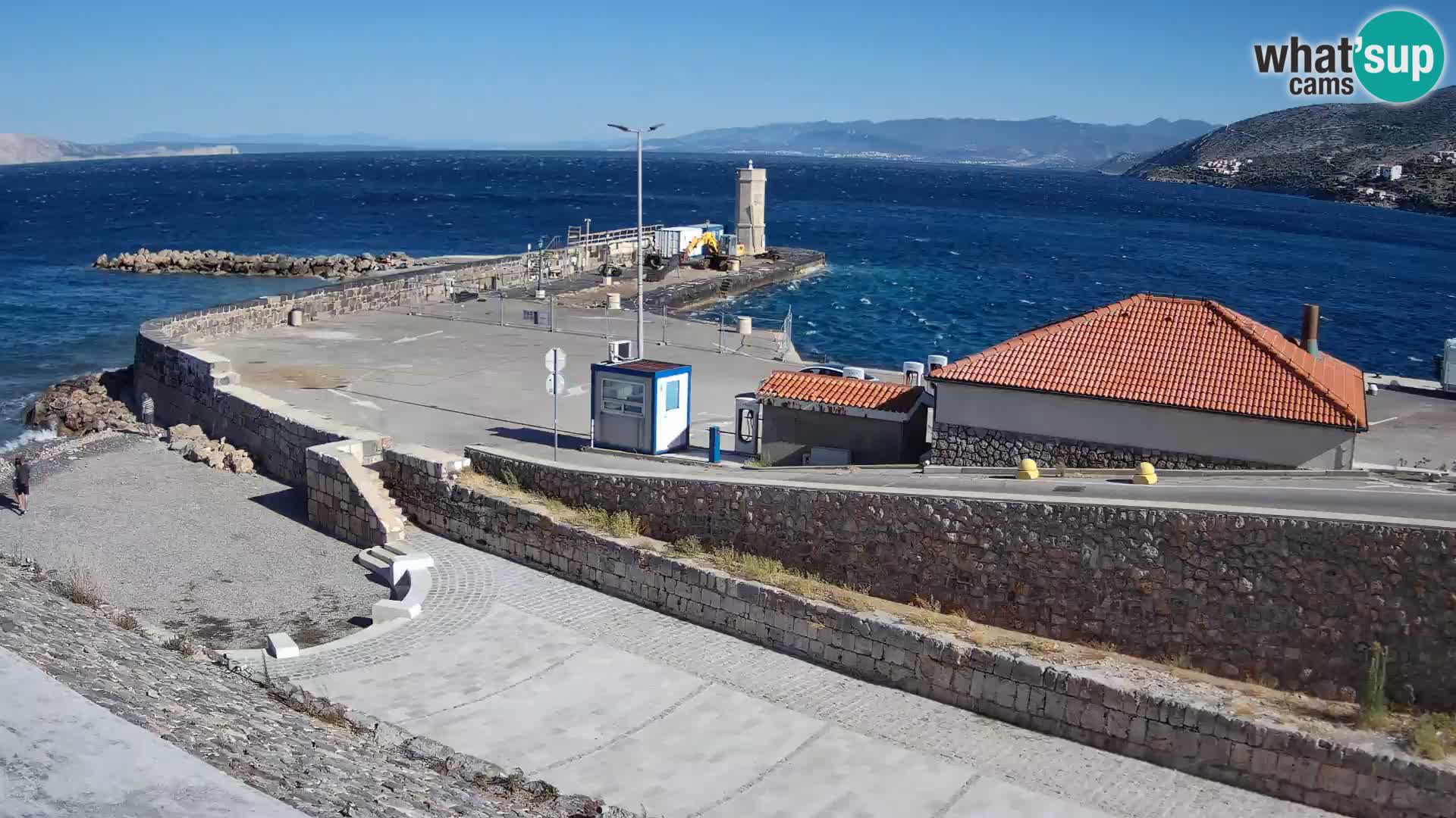 Senj Harbour Webcam – Breakwater & Lighthouse Live View