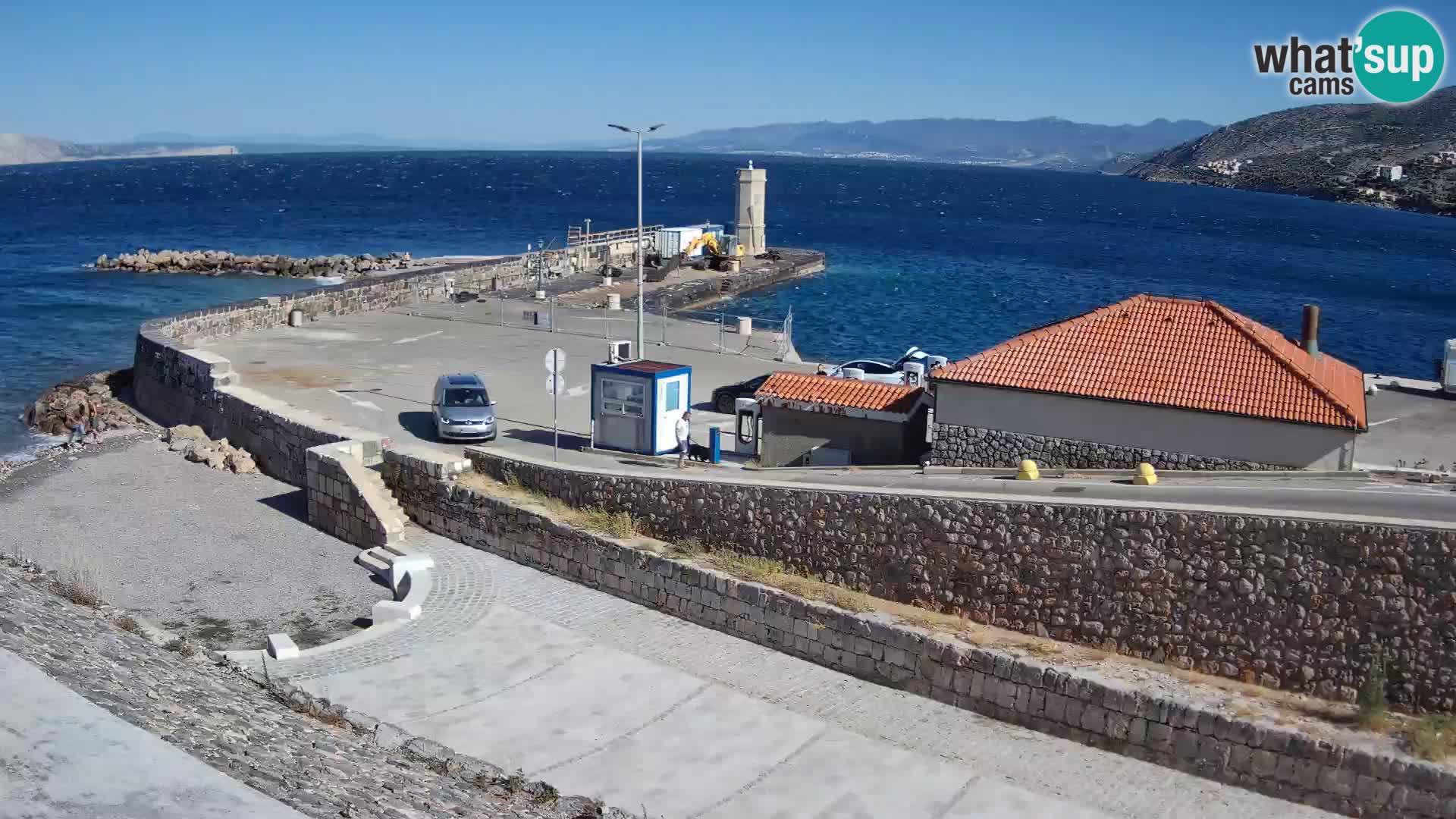 Web kamera Senj luka – Lukobran i svjetionik uživo