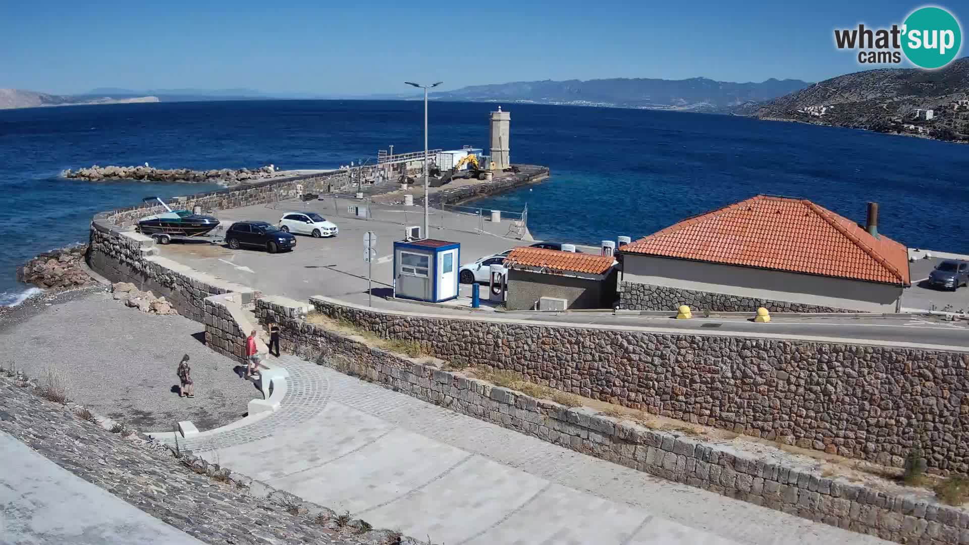 Senj Harbour Webcam – Breakwater & Lighthouse Live View