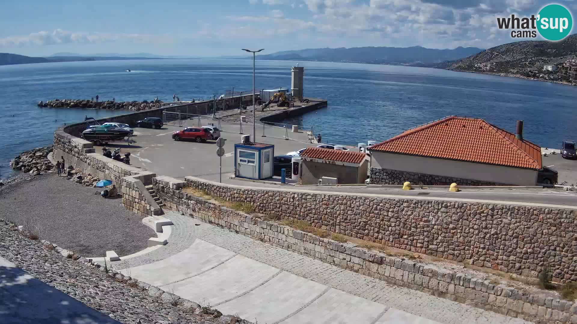 Senj Harbour Webcam – Breakwater & Lighthouse Live View