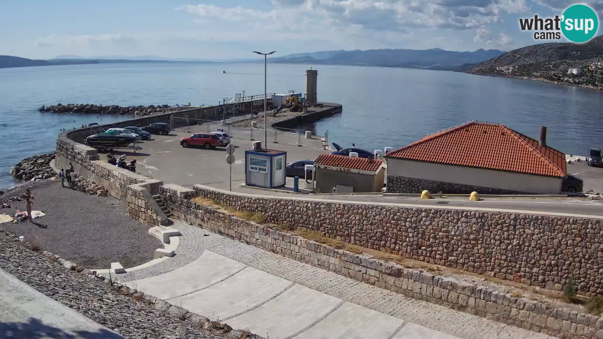 Senj Harbour Webcam – Breakwater & Lighthouse Live View