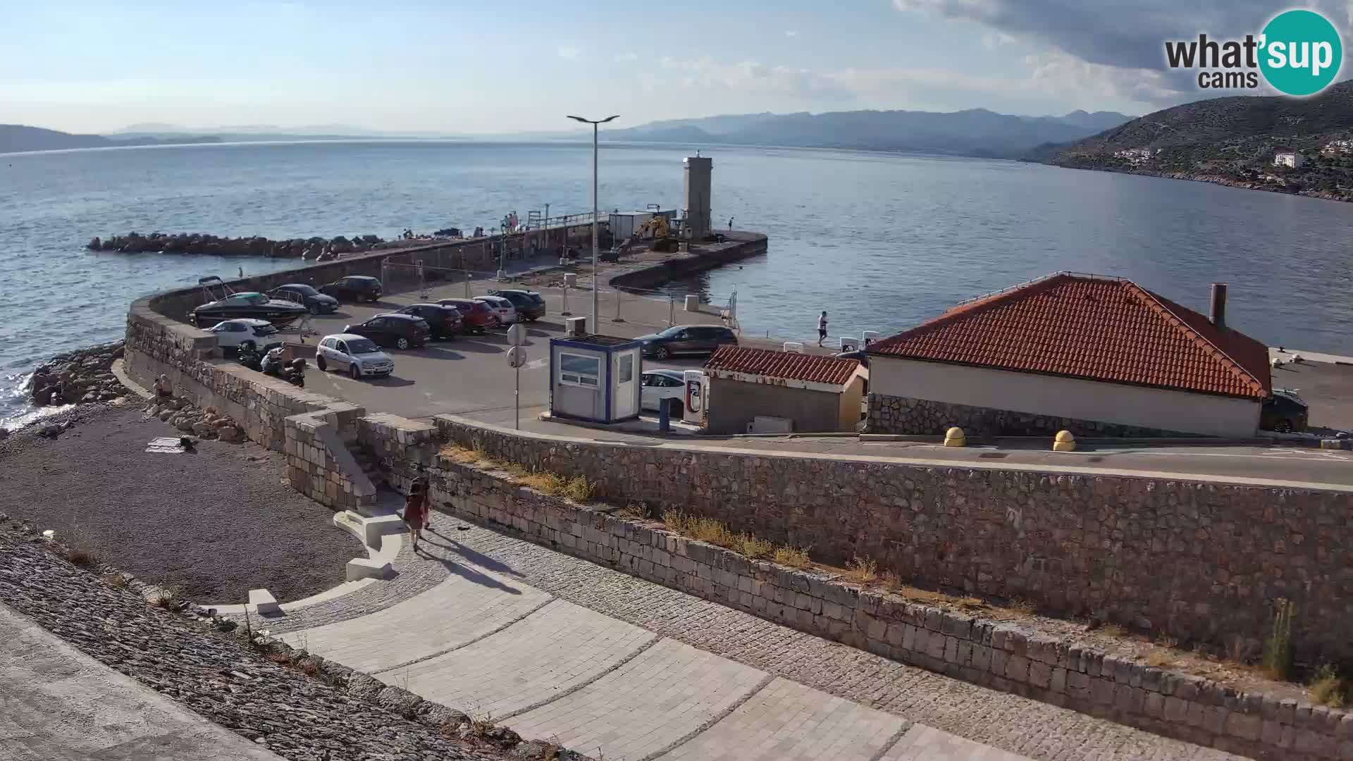 Web kamera Senj luka – Lukobran i svjetionik uživo