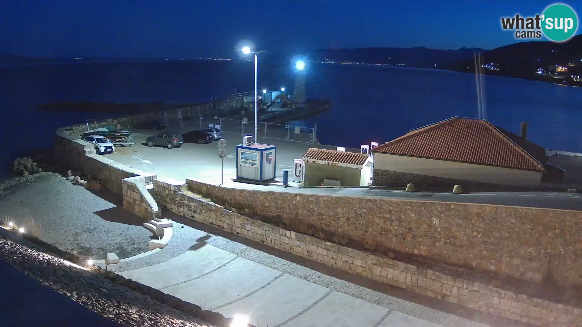 Senj Harbour Webcam – Breakwater & Lighthouse Live View