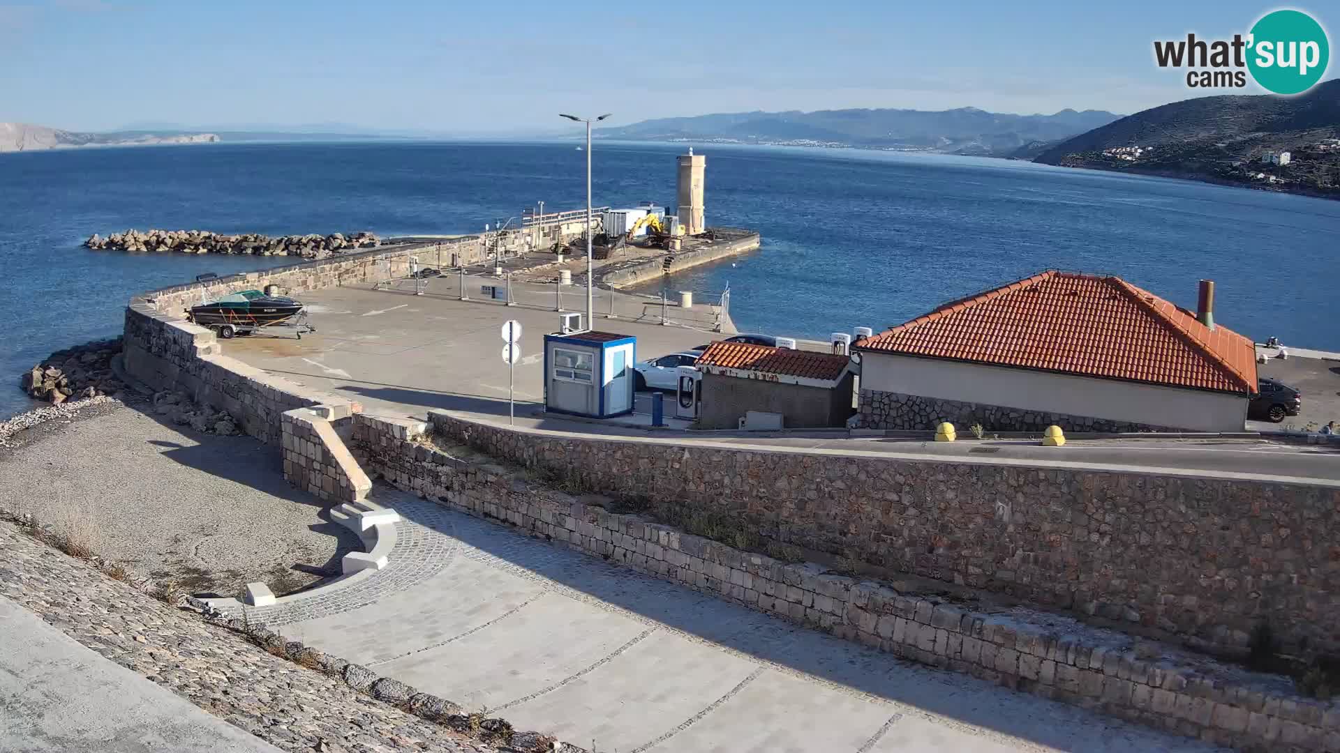 Senj Harbour Webcam – Breakwater & Lighthouse Live View