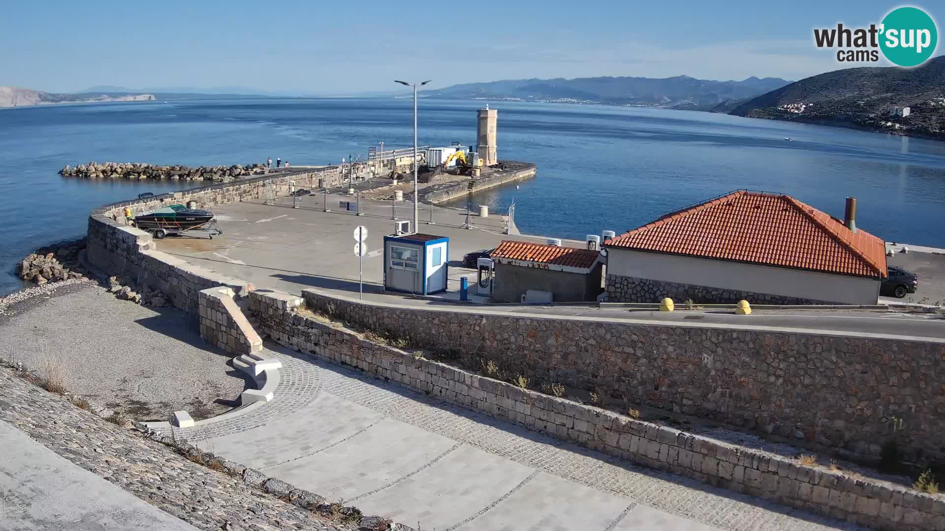 Senj Harbour Webcam – Breakwater & Lighthouse Live View