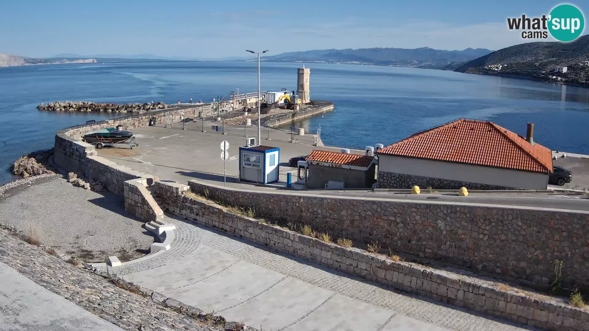 Senj Harbour Webcam – Breakwater & Lighthouse Live View