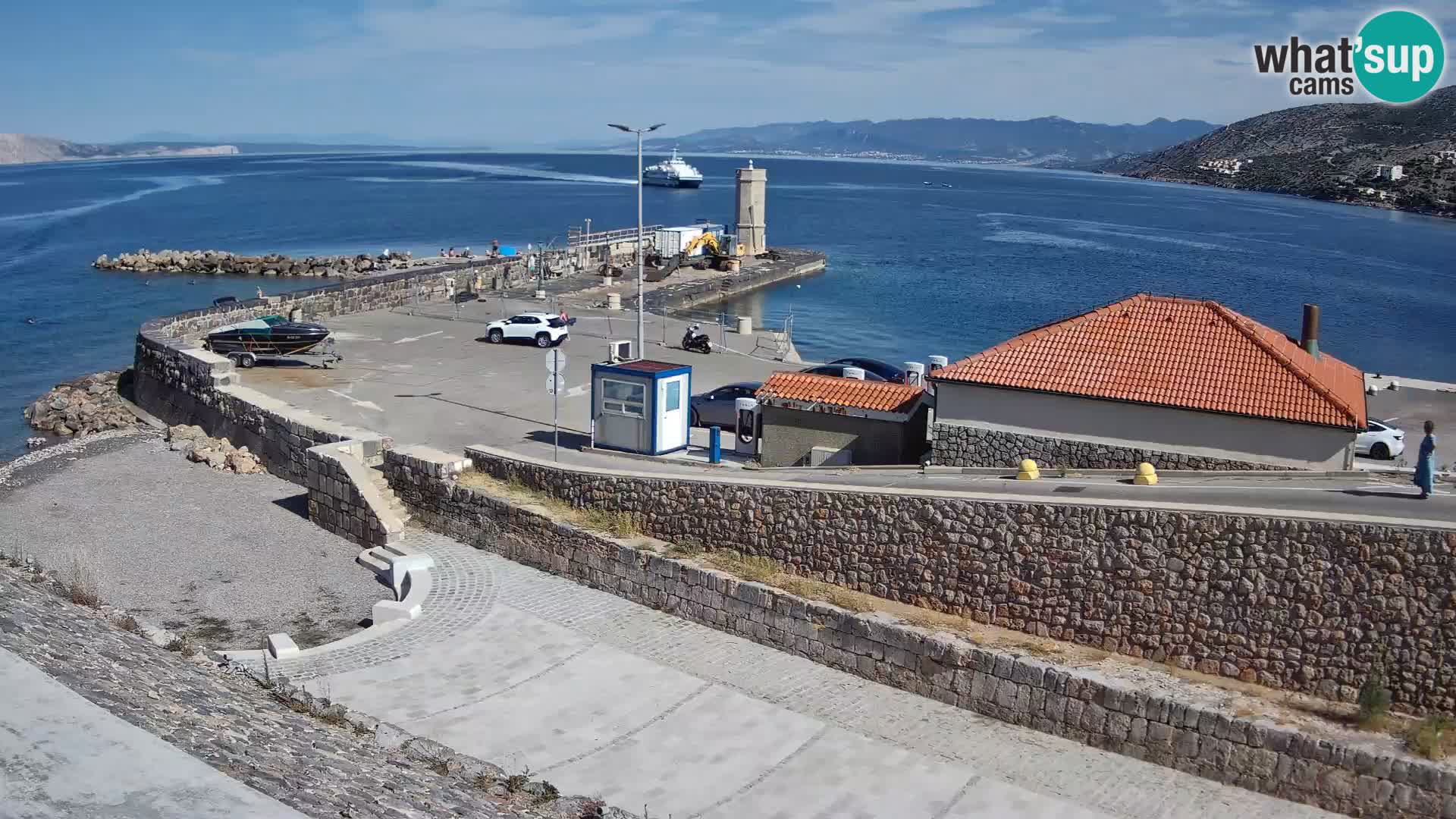 Senj Harbour Webcam – Breakwater & Lighthouse Live View