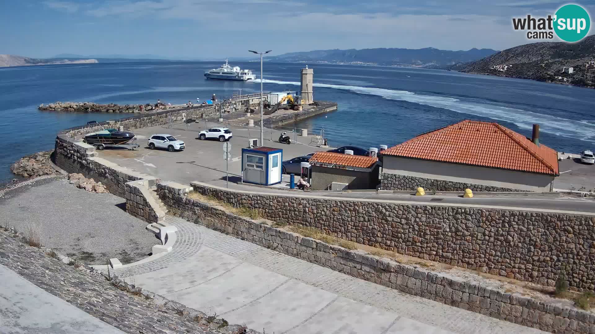 Senj Harbour Webcam – Breakwater & Lighthouse Live View