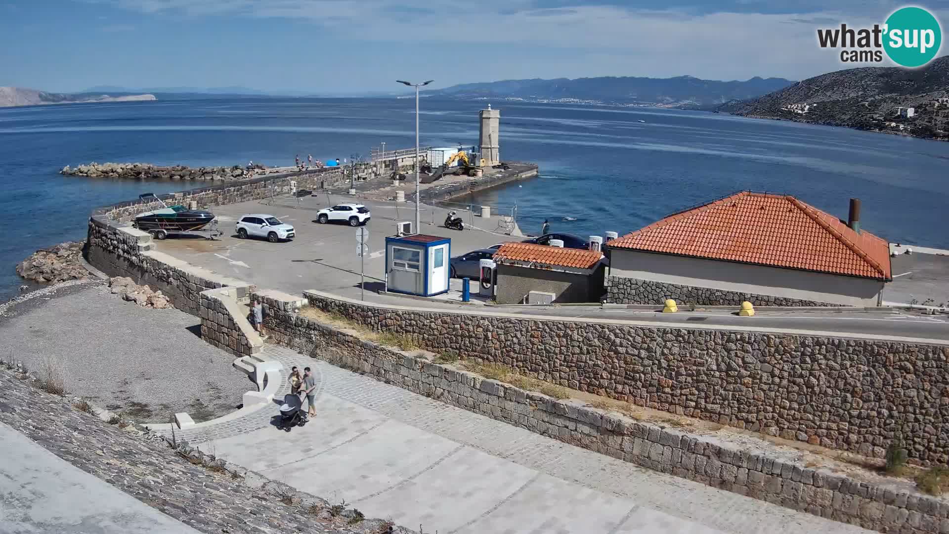 Senj Harbour Webcam – Breakwater & Lighthouse Live View