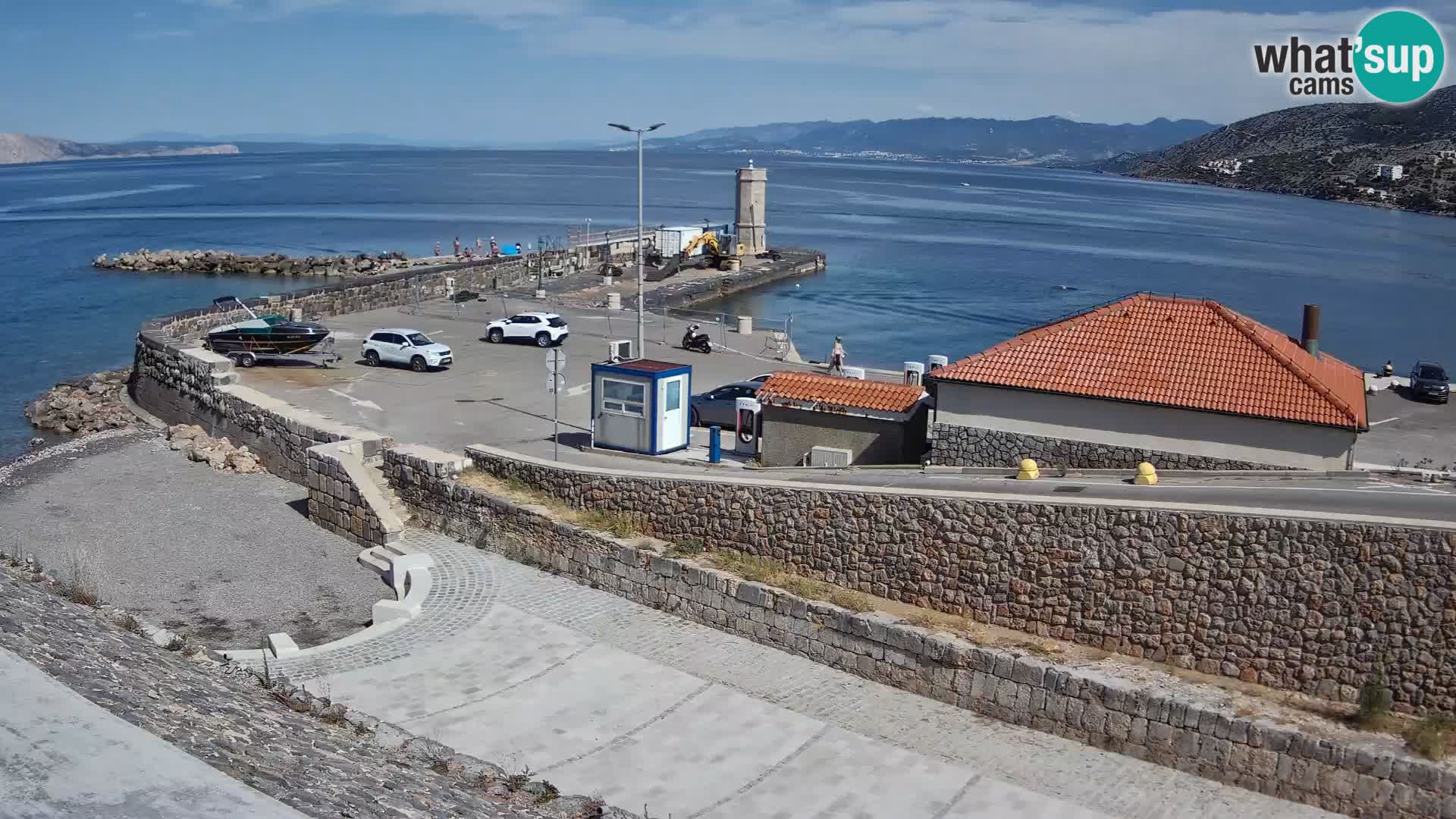 Web kamera Senj luka – Lukobran i svjetionik uživo