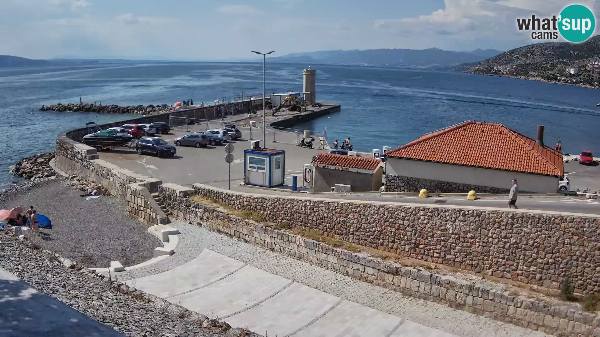 Senj Harbour Webcam – Breakwater & Lighthouse Live View