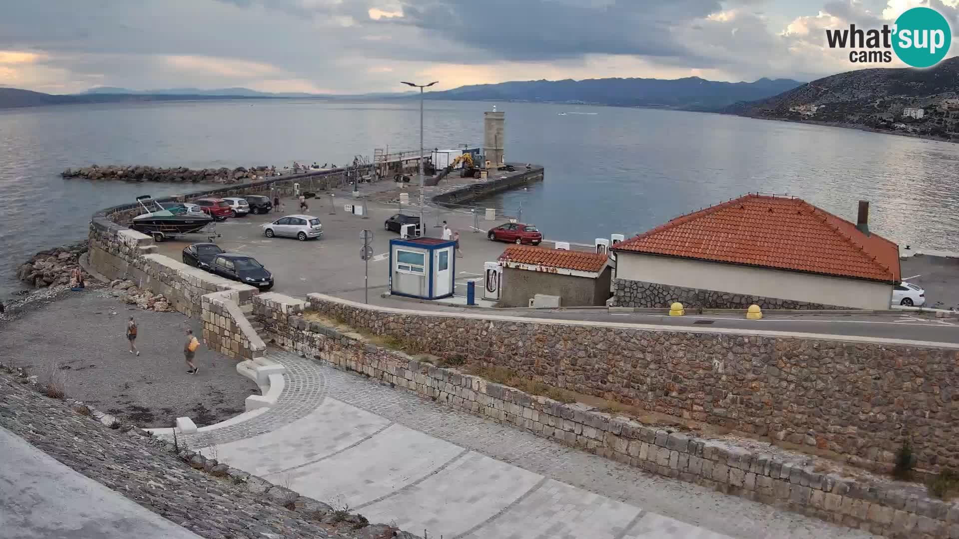 Web kamera Senj luka – Lukobran i svjetionik uživo