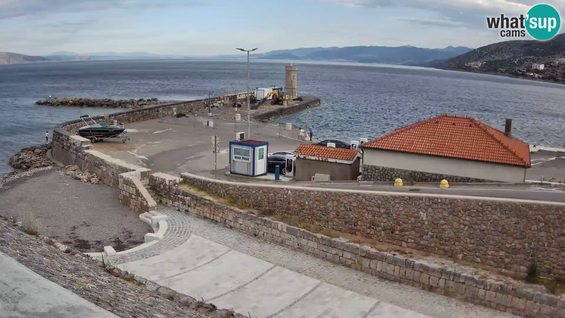 Senj Harbour Webcam – Breakwater & Lighthouse Live View