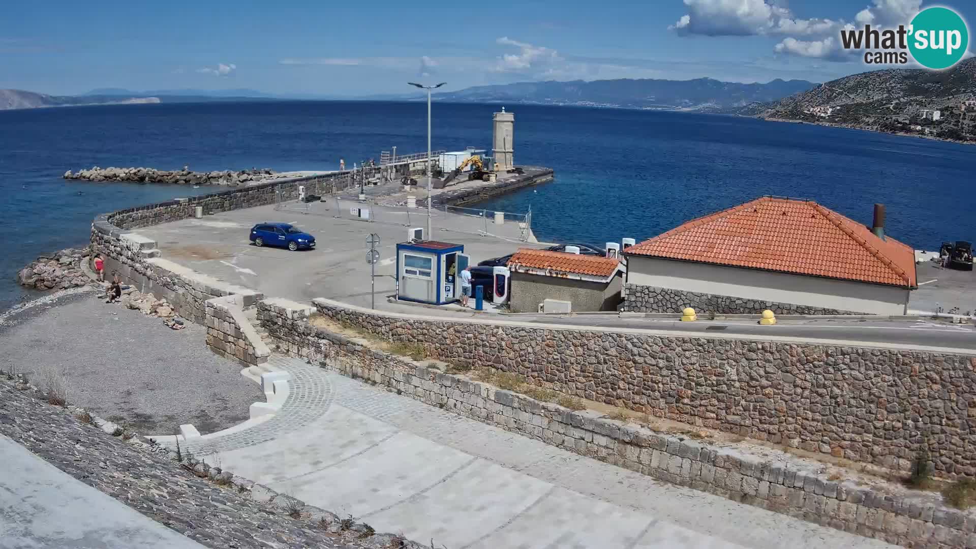 Senj Harbour Webcam – Breakwater & Lighthouse Live View