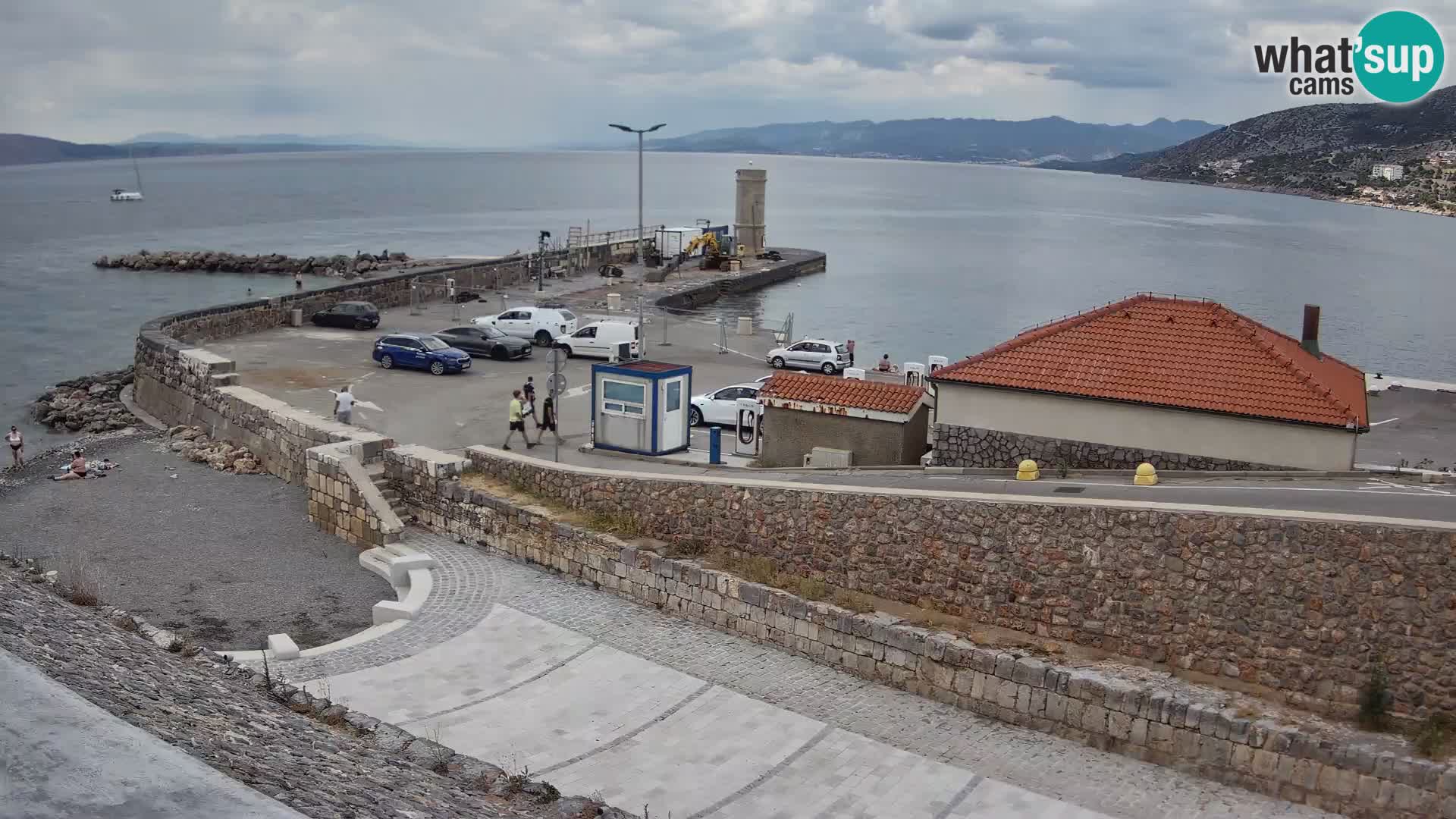 Senj Harbour Webcam – Breakwater & Lighthouse Live View