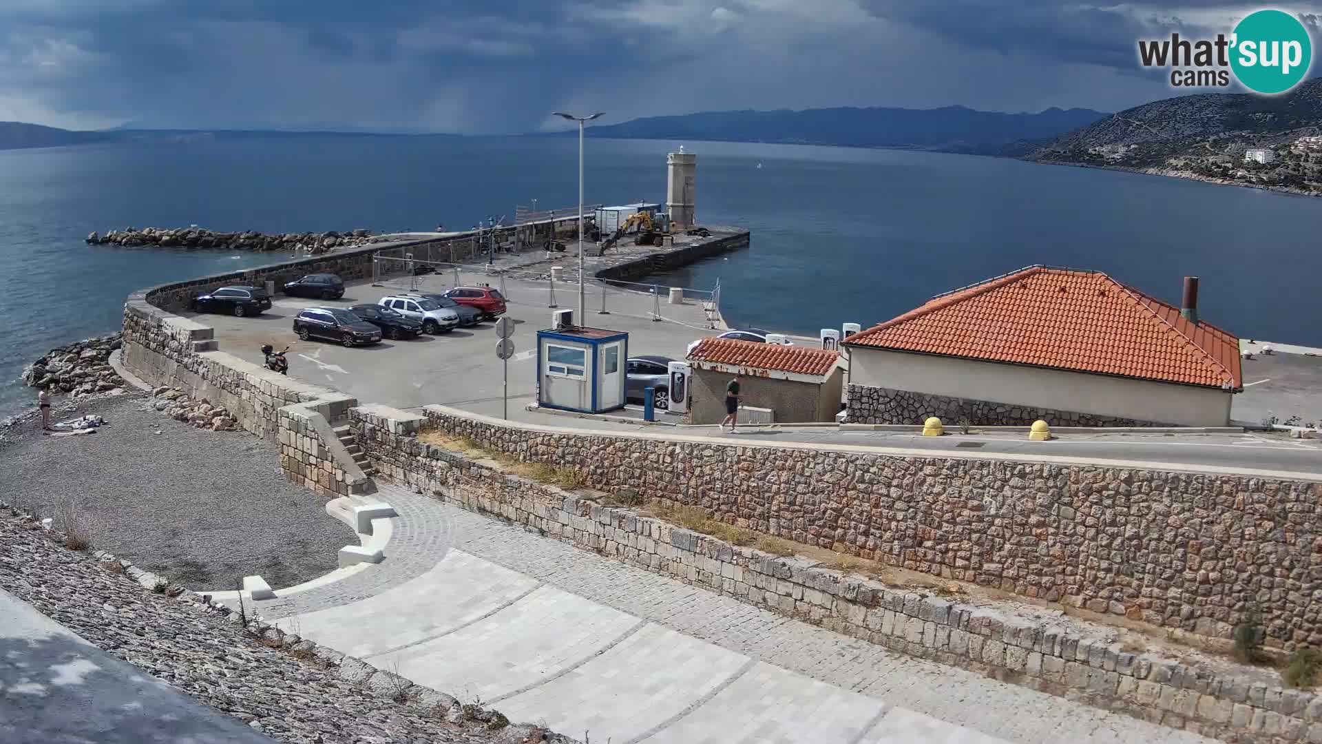 Senj Harbour Webcam – Breakwater & Lighthouse Live View