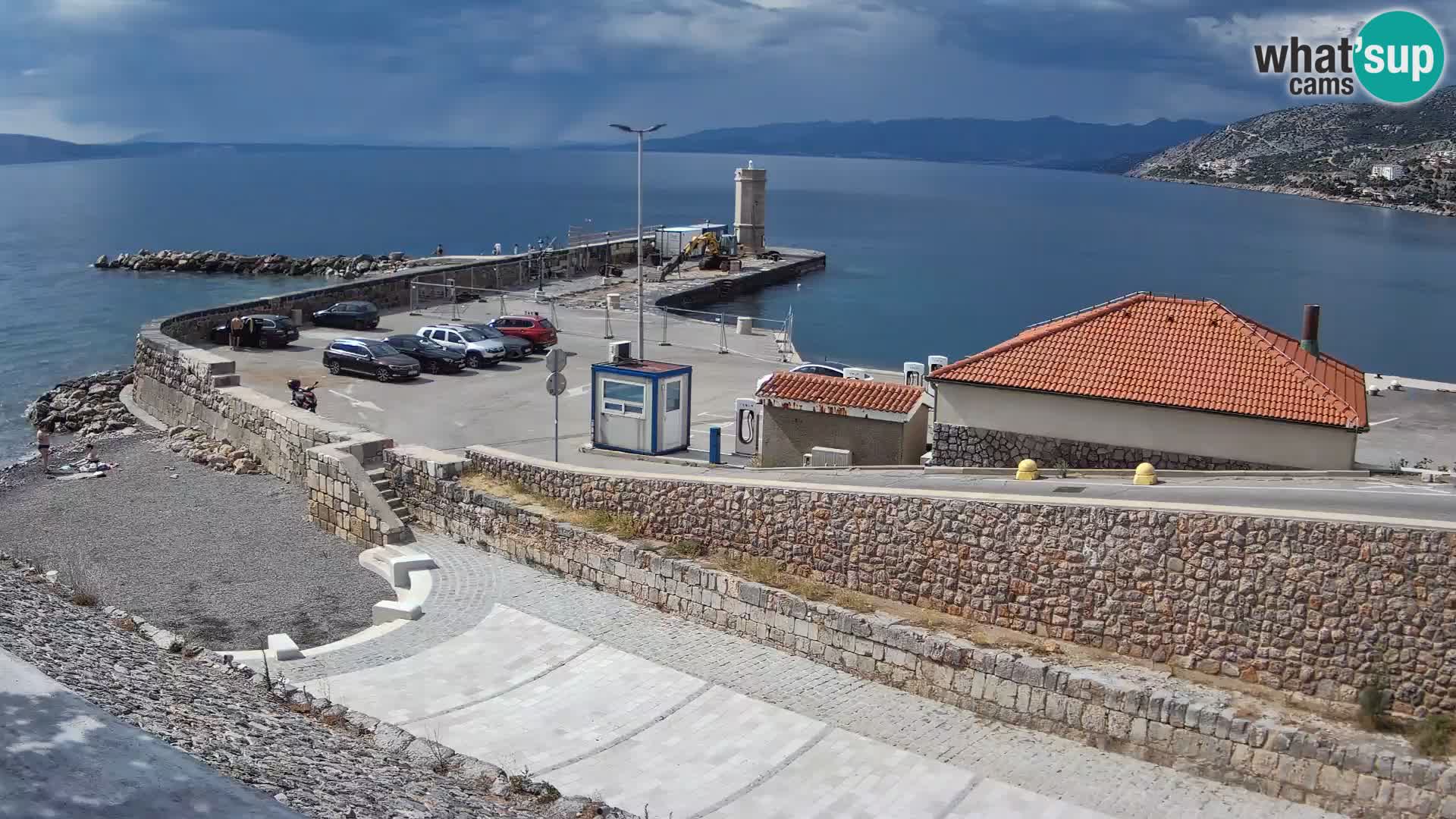 Senj Harbour Webcam – Breakwater & Lighthouse Live View