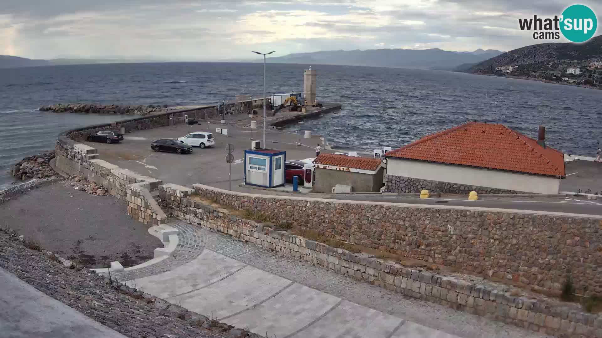 Senj Harbour Webcam – Breakwater & Lighthouse Live View