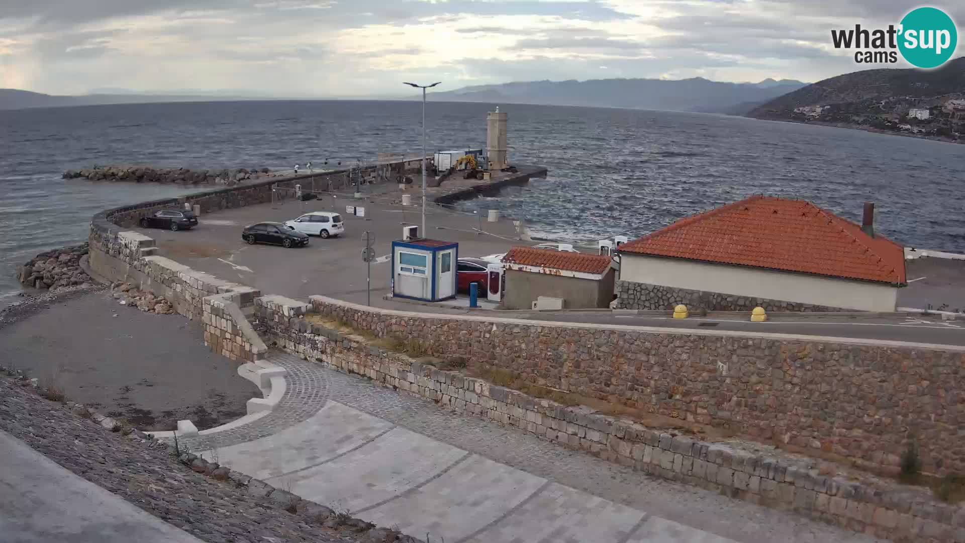 Web kamera Senj luka – Lukobran i svjetionik uživo