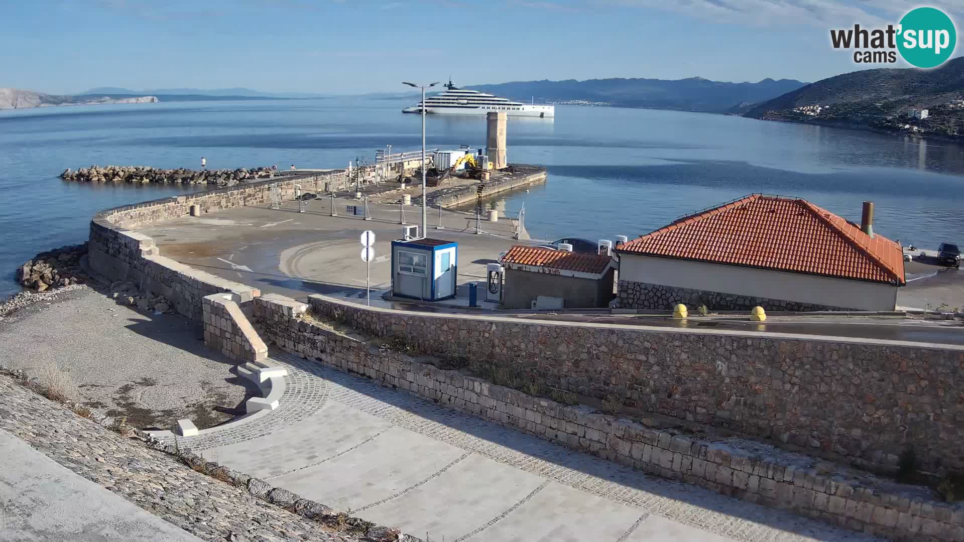Senj Harbour Webcam – Breakwater & Lighthouse Live View