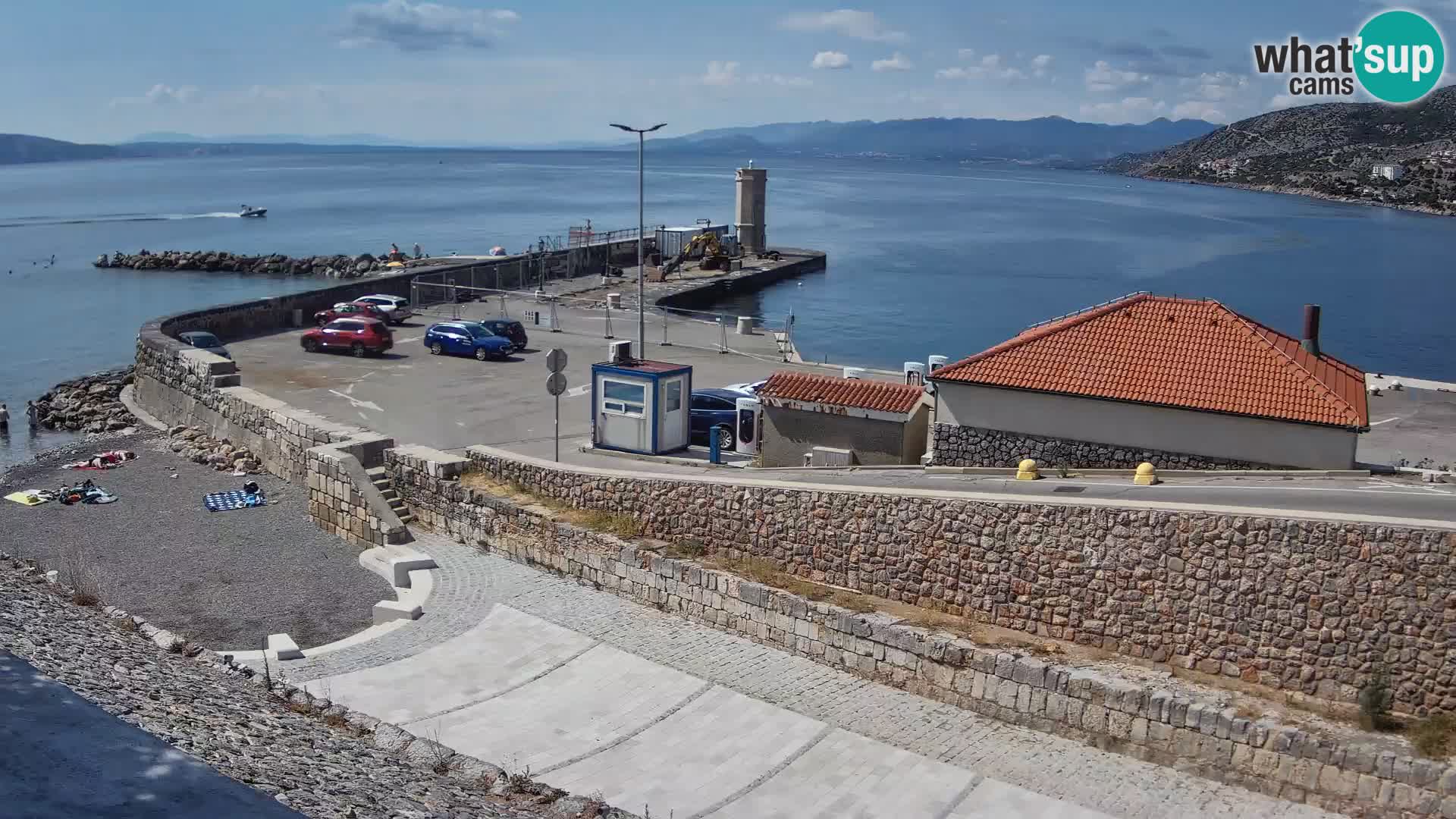 Senj Harbour Webcam – Breakwater & Lighthouse Live View
