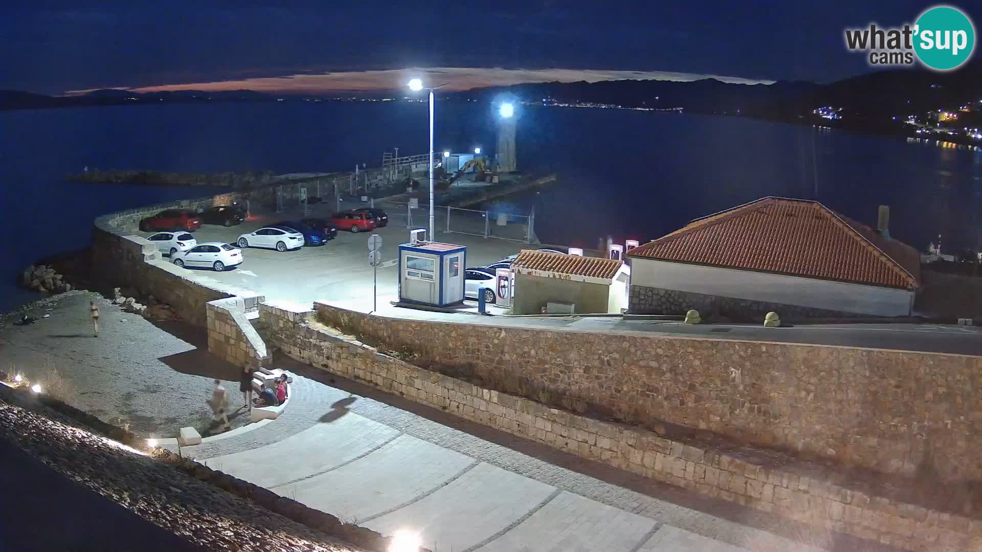 Webcam puerto de Senj – Rompeolas y faro en directo
