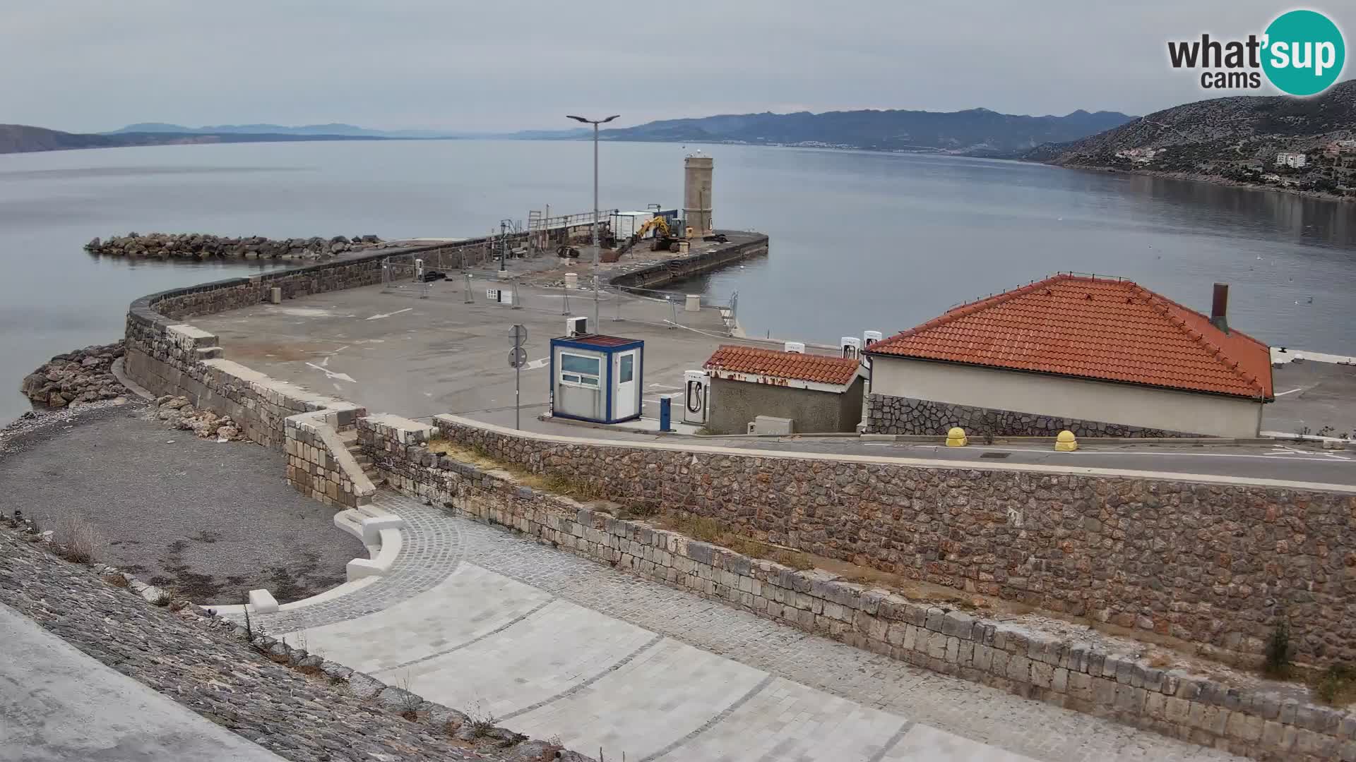 Senj Harbour Webcam – Breakwater & Lighthouse Live View